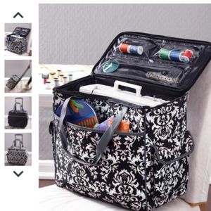 Rolling Sewing Machine Tote